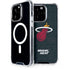 NBA Miami Heat Black Partial Logo iPhone 15 Pro MagSafe Case